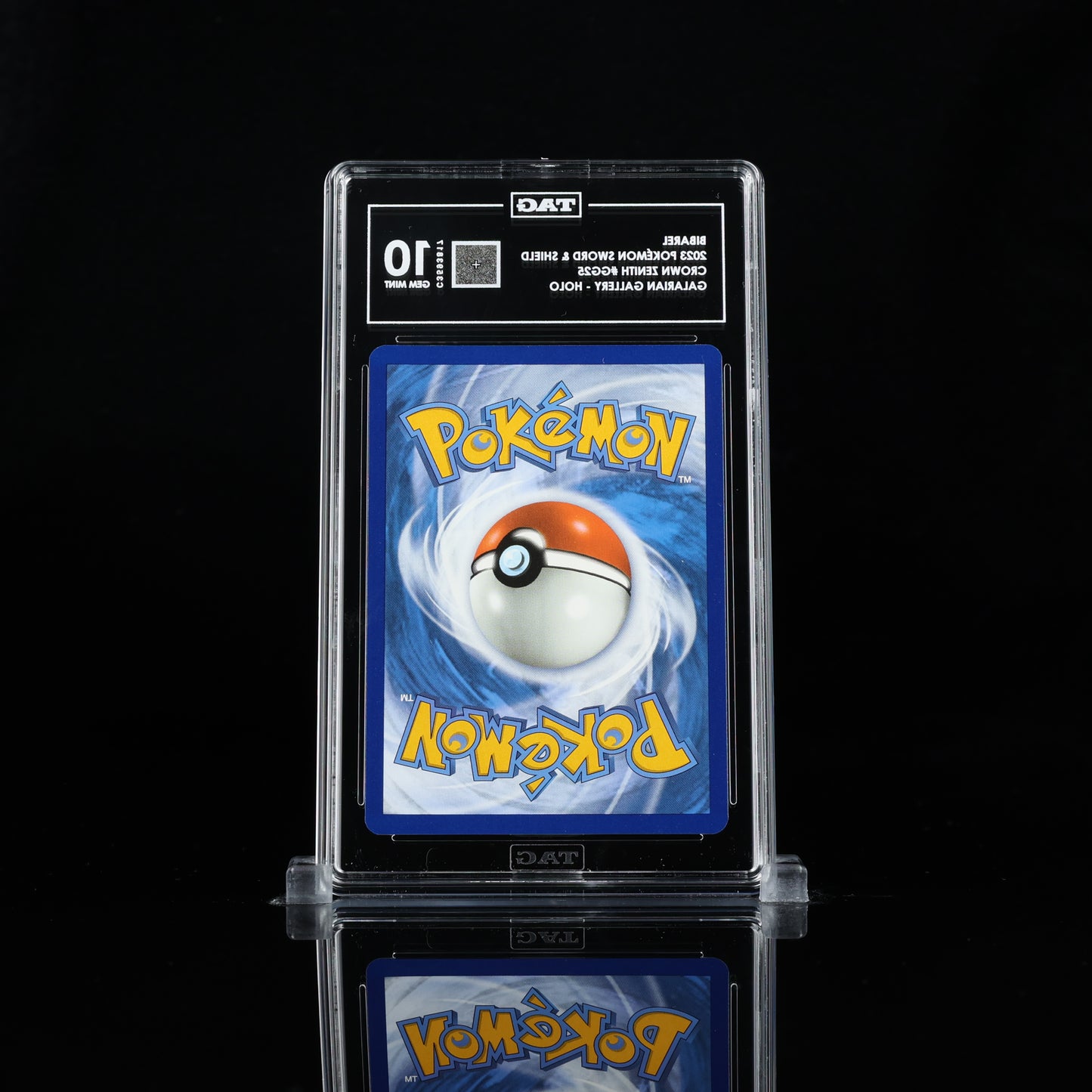 Pokemon TAG 10 Bibarel #GG25 2023 Crown Zenith Galarian Gallery