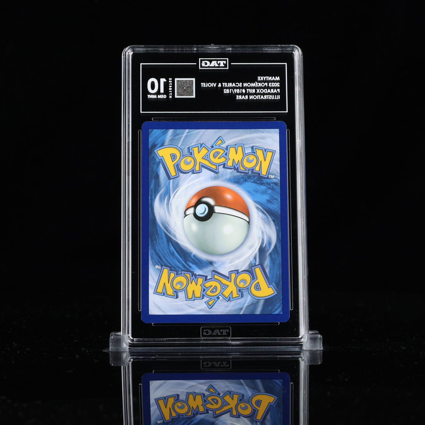 Pokemon TAG 10 Mantyke #189/182 2023 Paradox Rift