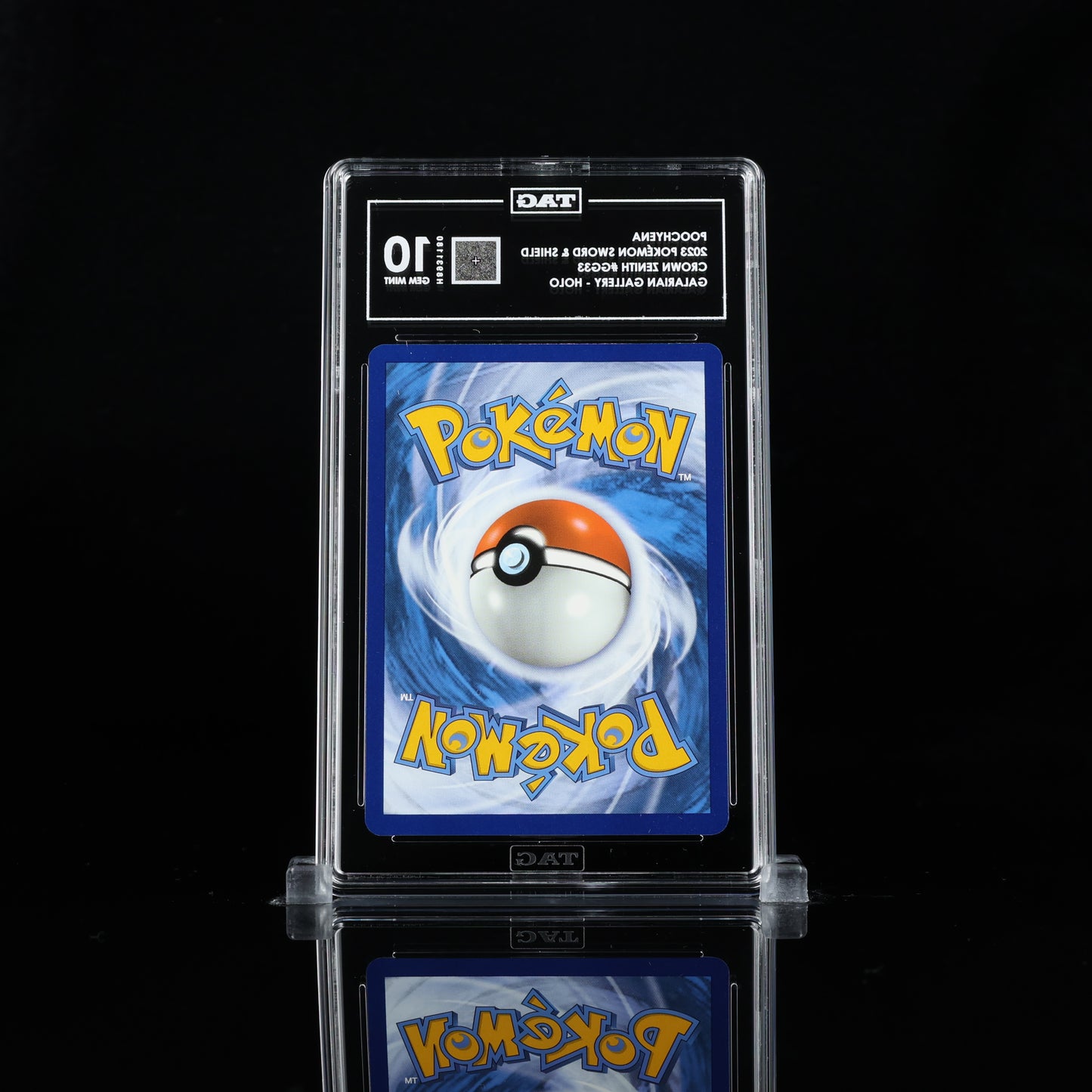 Pokemon TAG 10 Poochyena #GG33 2023 Crown Zenith