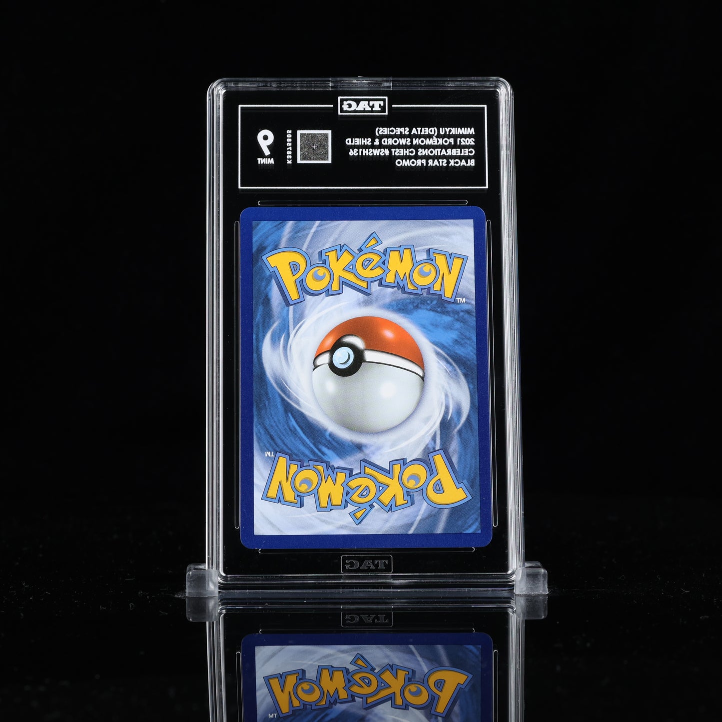 Pokemon TAG 9 Mimikyu #SWSH136 2021 Celebrations Collector Chest Promo