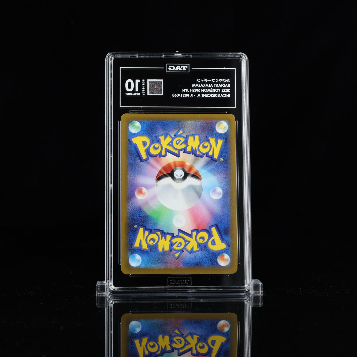 Pokemon TAG 10 Radiant Alakazam #031/068 2022 Incandescent Arcana (JPN)