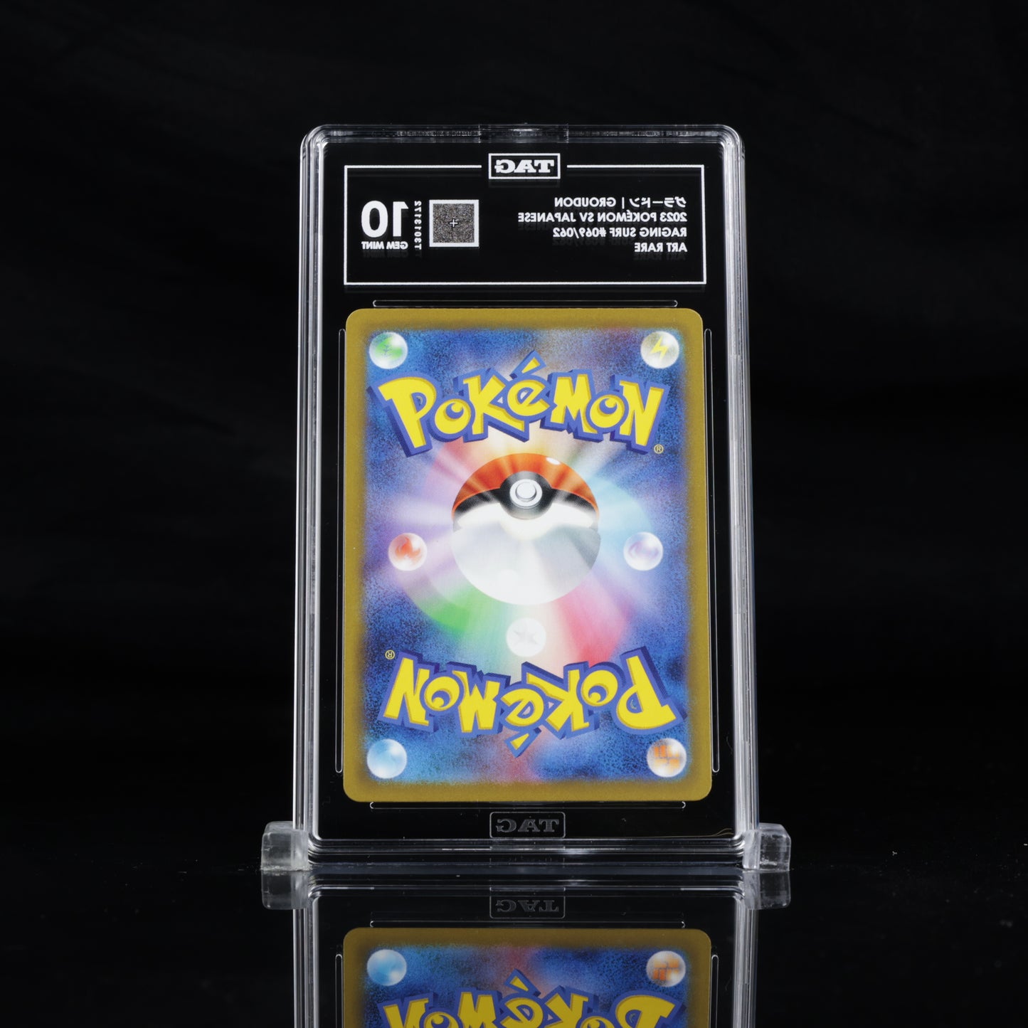 Pokemon TAG 10 Groudon #069/062 2023 Raging Surf (JPN)
