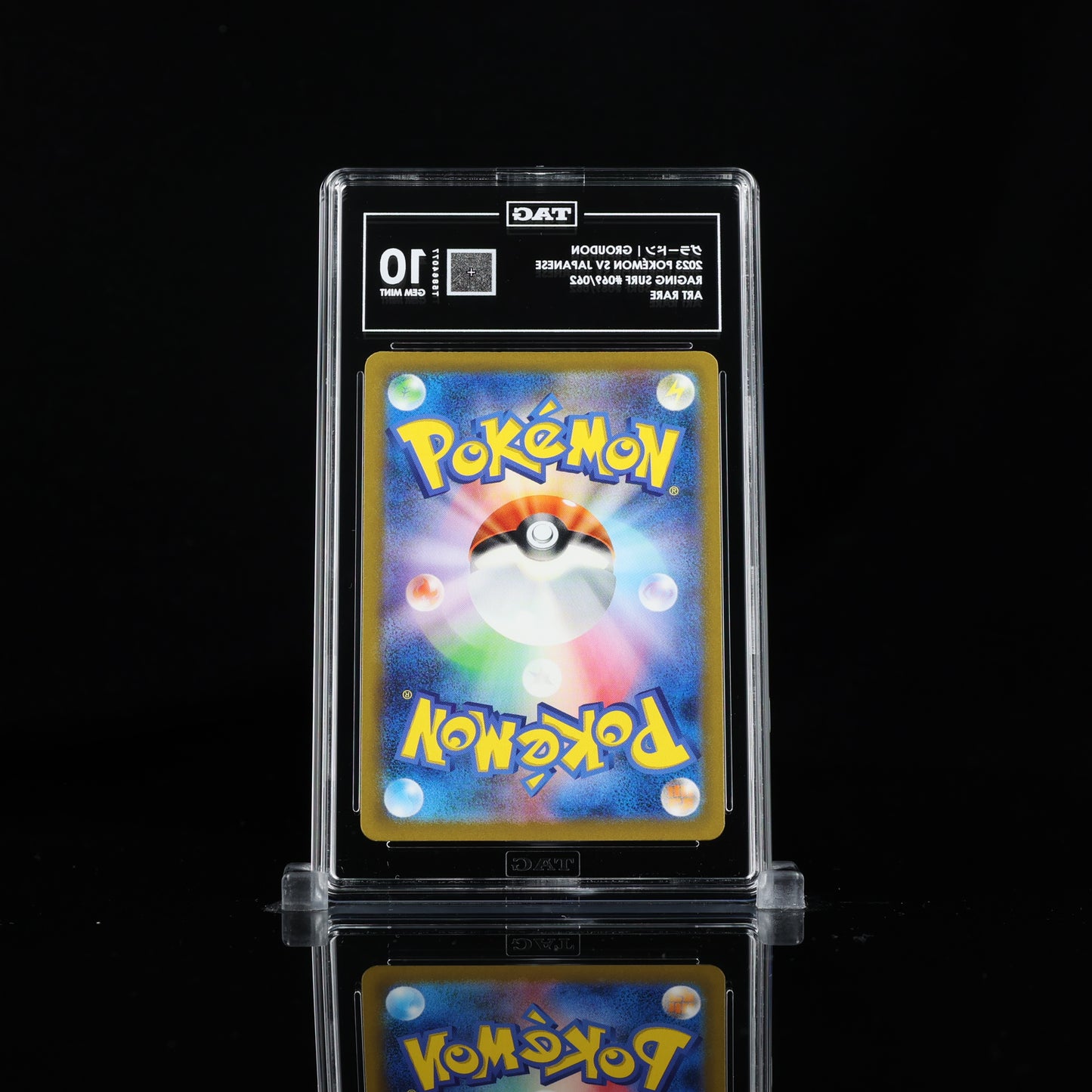 Pokemon TAG 10 Groudon #069/062 2023 Raging Surf (JPN)