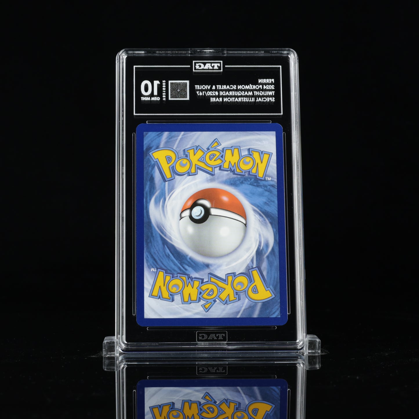 Pokemon TAG 10 Perrin #220/167 2024 Twilight Masquerade