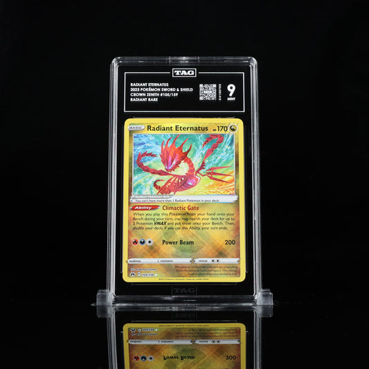 Pokemon TAG 9 Radiant Eternatus #105/159 2023 Crown Zenith