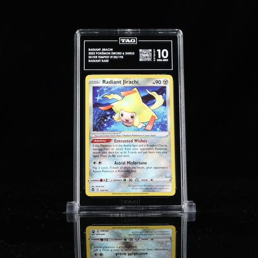 Pokemon TAG 10 Radiant Jirachi #120/195 2022 Silver Tempest