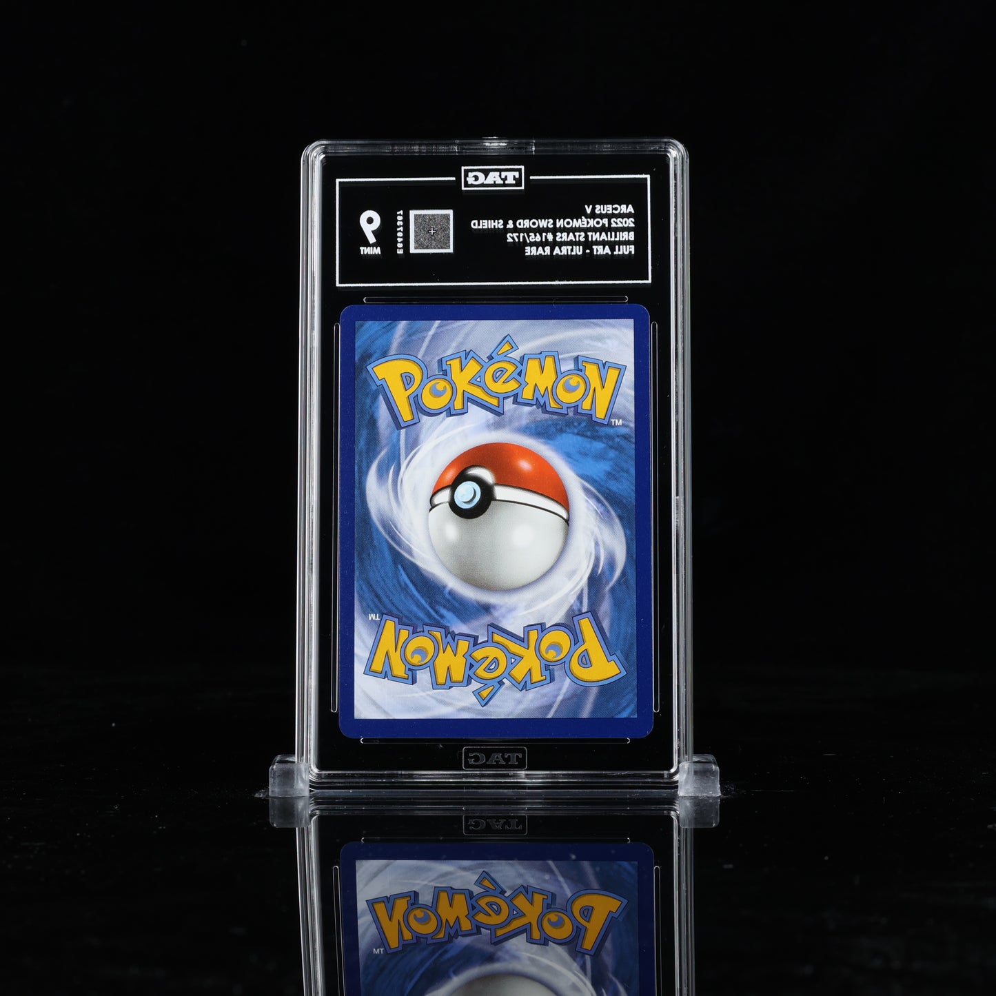 Pokemon TAG 9 Arceus V #165/172 2022 Brilliant Stars