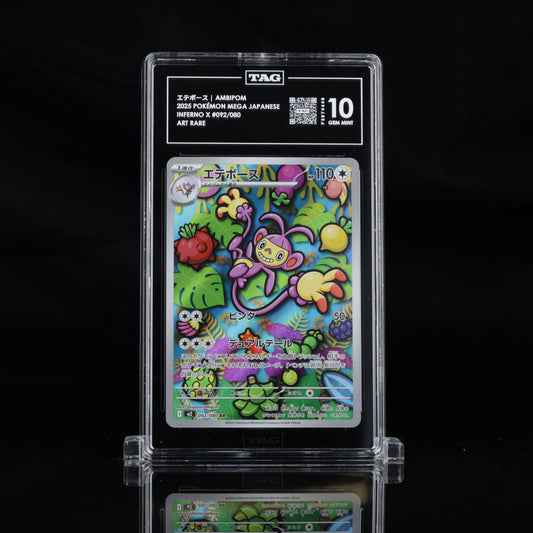 Pokemon TAG 10 Ambipom #092/080 2025 Inferno X (JPN)