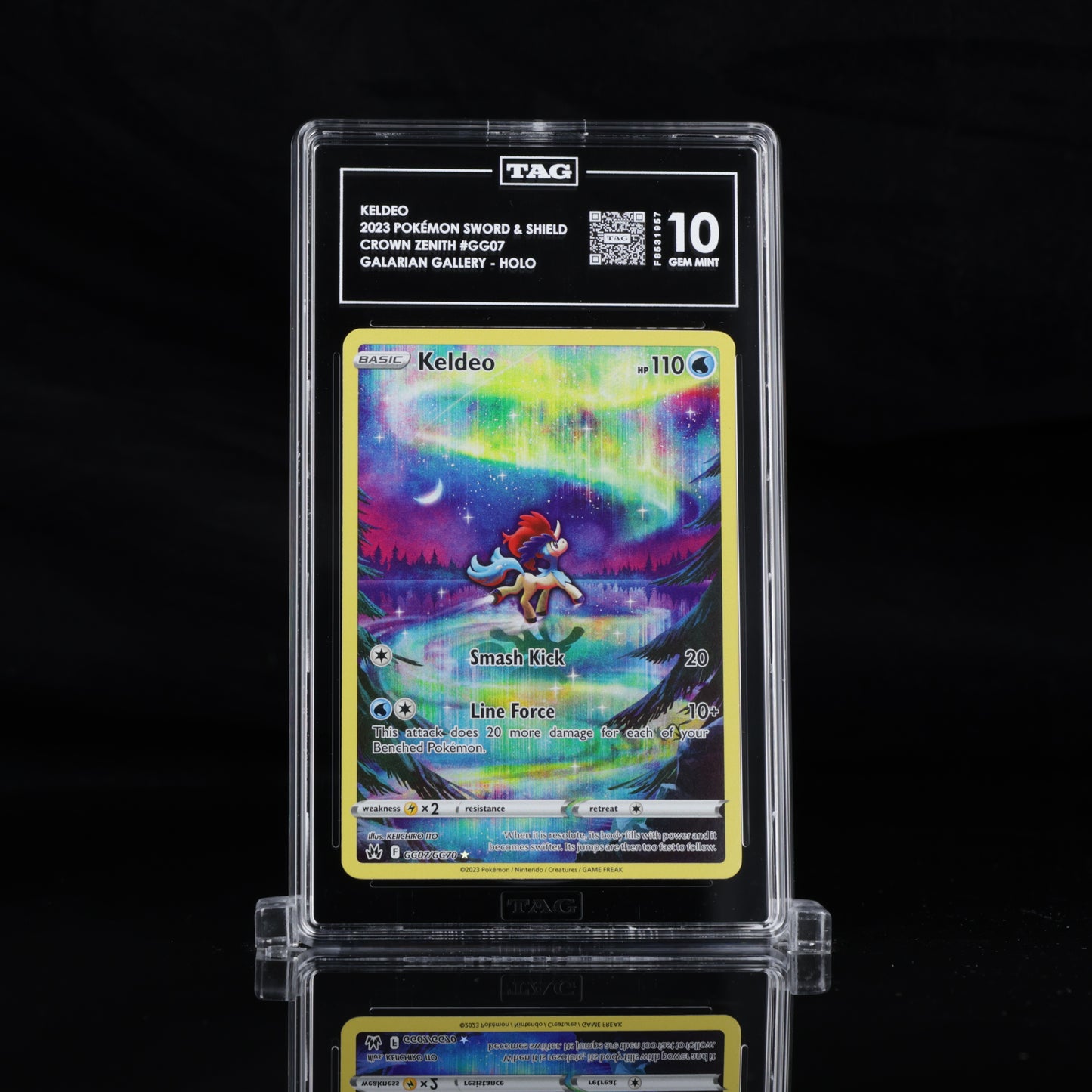 Pokemon TAG 10 Keldeo #GG07 2023 Crown Zenith Galarian Gallery