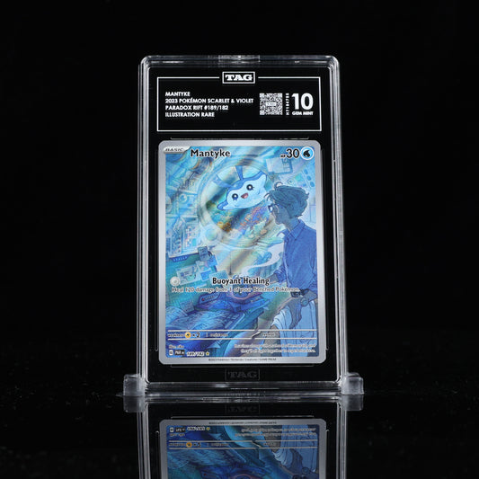 Pokemon TAG 10 Mantyke #189/182 2023 Paradox Rift