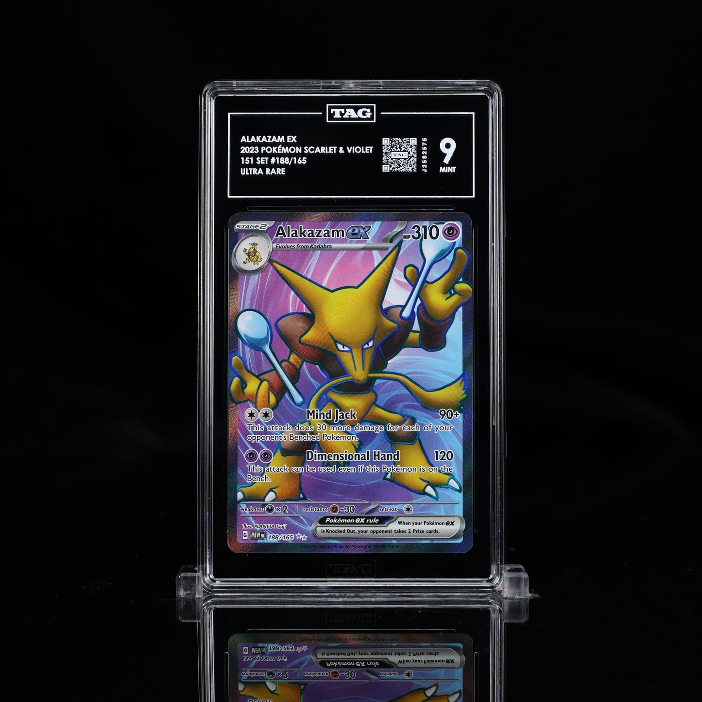 TAG 9 Alakazam Ex #188/165 2023 151