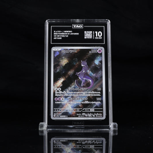 Pokemon TAG 10 Mewtwo #183/165 2023 151 (JPN)