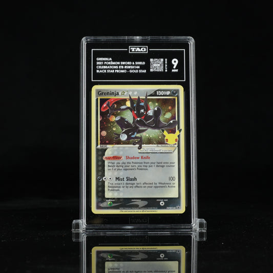 Pokemon TAG 9 Greninja #SWSH144 2021  Celebrations ETB Promo
