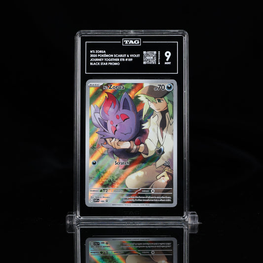 TAG 9 N's Zorua #189 2025 Journey Together Elite Trainer Box Promo