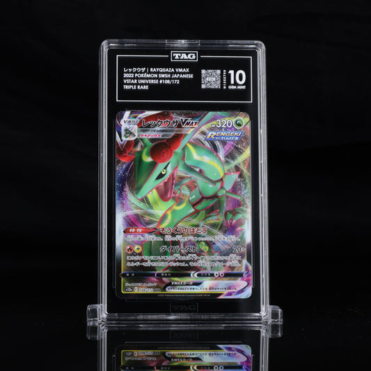 Pokemon TAG 10 Rayquaza VMAX #108/172 2022 Vstar Universe (JPN)