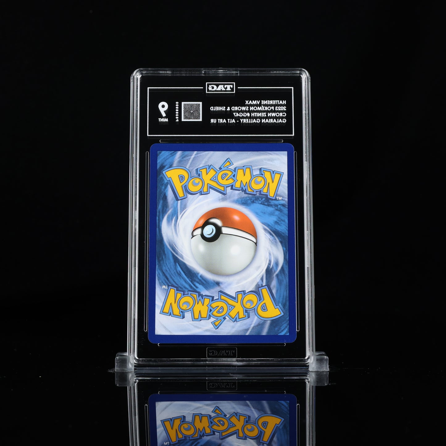 Pokemon TAG 9 Hatterene VMAX #GG47 2023 Crown Zenith