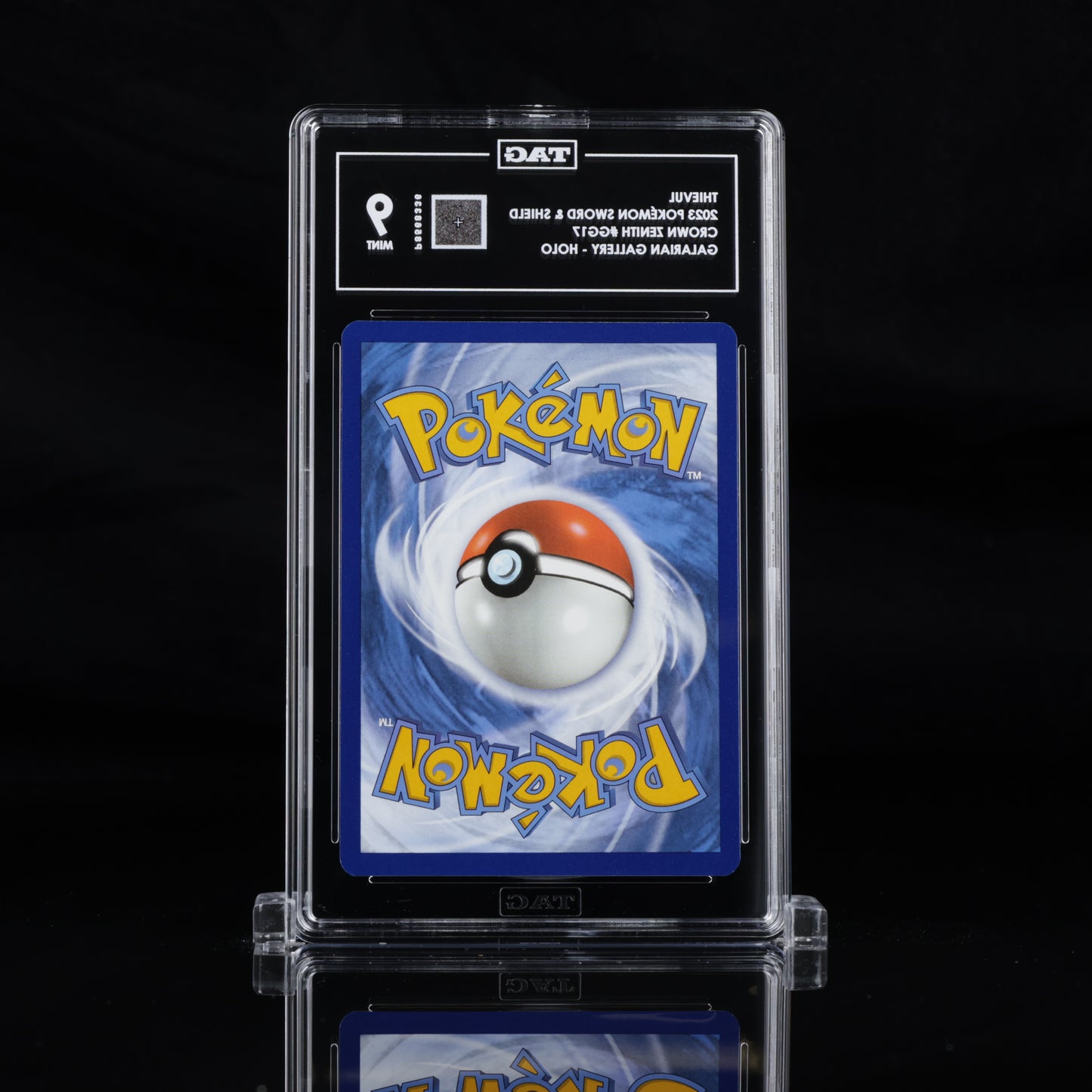 Pokemon TAG 9 Theivul #GG17 2023 Crown Zenith Galarian Gallery