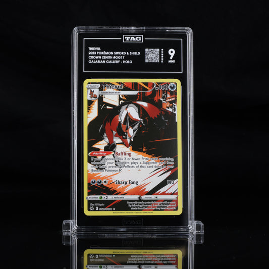 Pokemon TAG 9 Theivul #GG17 2023 Crown Zenith Galarian Gallery