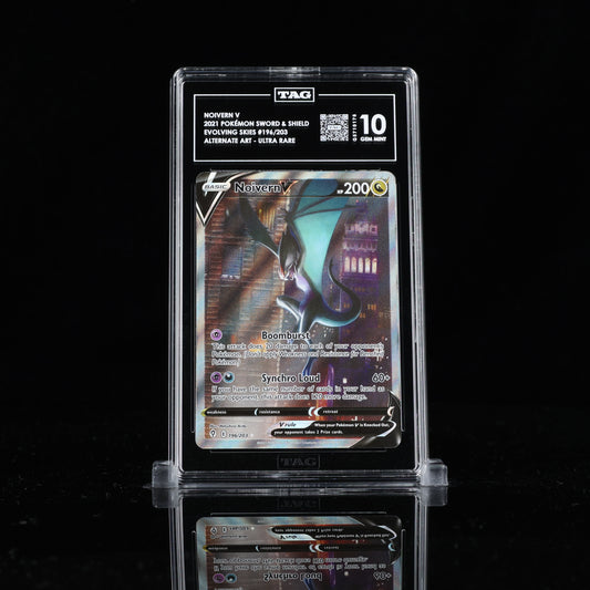 Pokemon TAG 10 Noivern V #196/203 2021 Evolving Skies