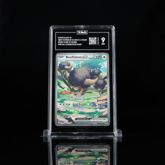Pokemon TAG 9 Bouffalant Ex #170/086 2025 White Flare SIR