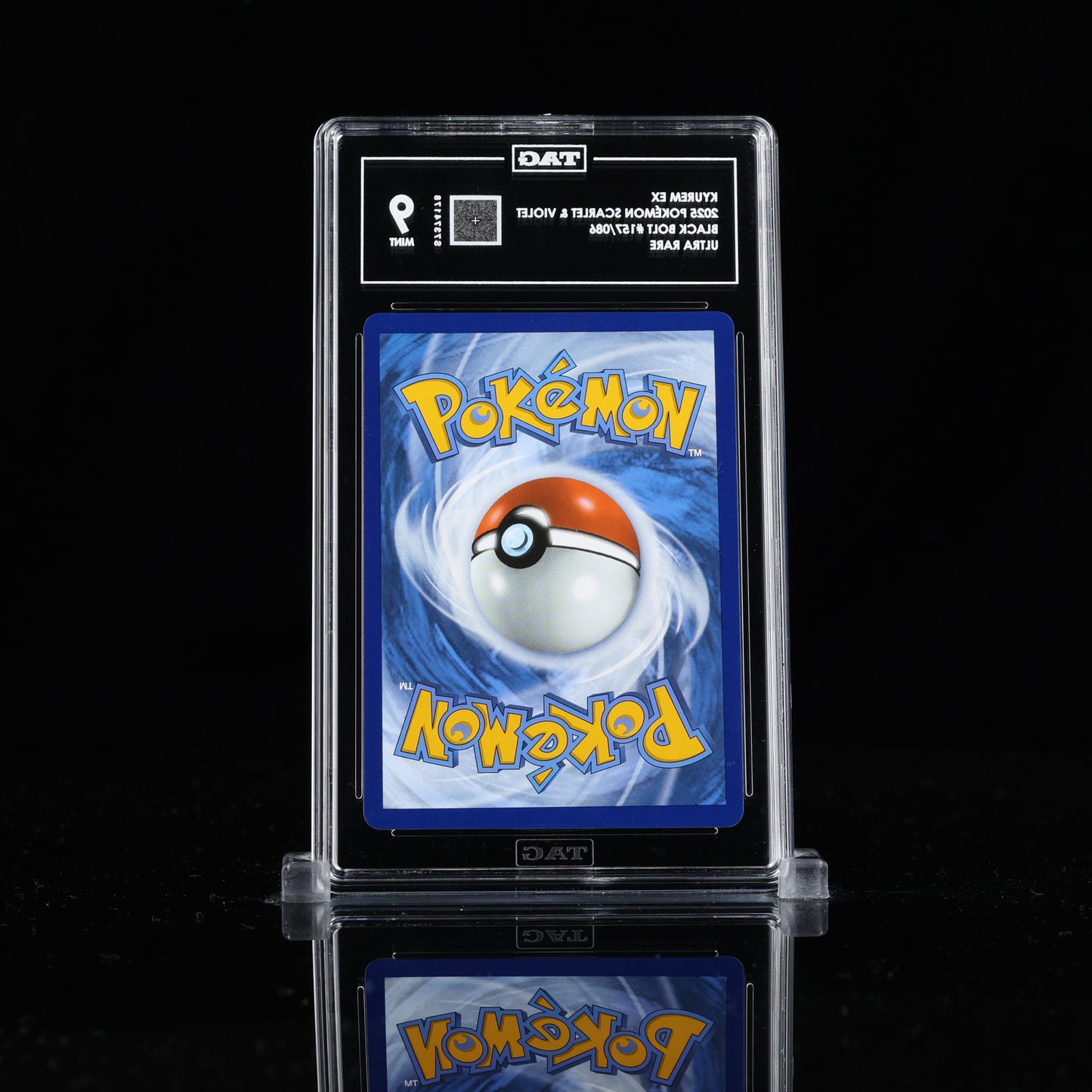 Pokemon TAG 9 Kyurem Ex #157/086 2025 Black Bolt