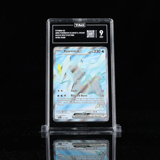 Pokemon TAG 9 Kyurem Ex #157/086 2025 Black Bolt