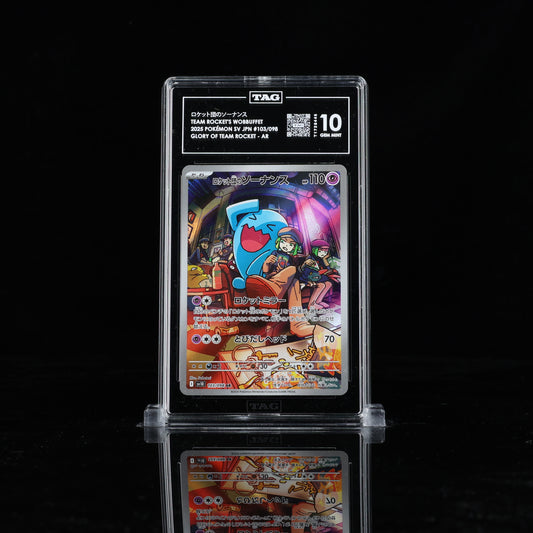 Pokemon TAG 10 Team Rockets Wobbuffet #103/098