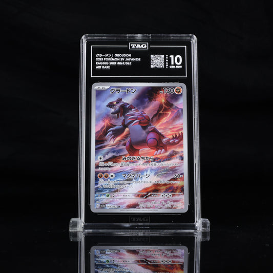 Pokemon TAG 10 Groudon #069/062 2023 Raging Surf (JPN)