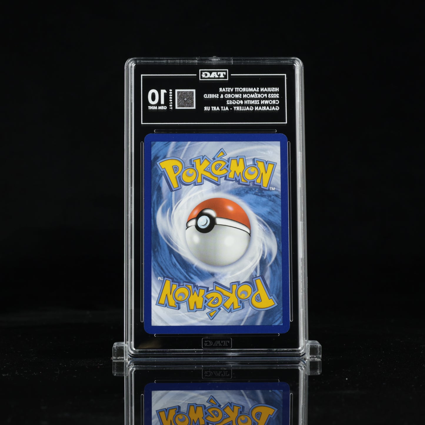Pokemon TAG 10 Hisuian Samurott VSTAR #GG52 2023 Crown Zenith