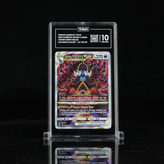 Pokemon TAG 10 Hisuian Samurott VSTAR #GG52 2023 Crown Zenith