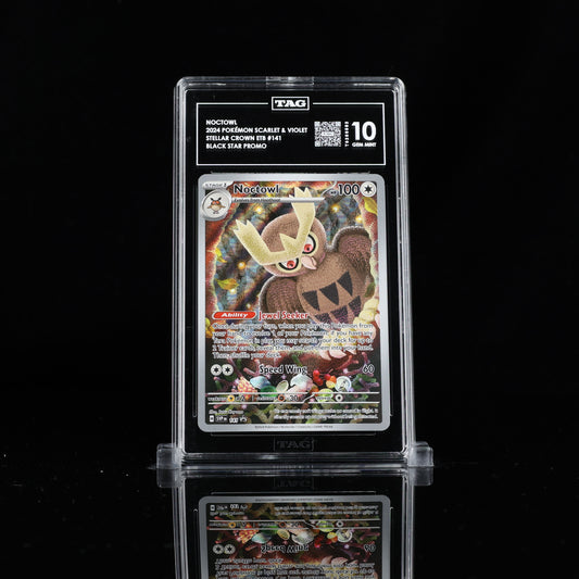 Pokemon TAG 10 Noctowl #141 2024 Stellar Crown ETB Promo