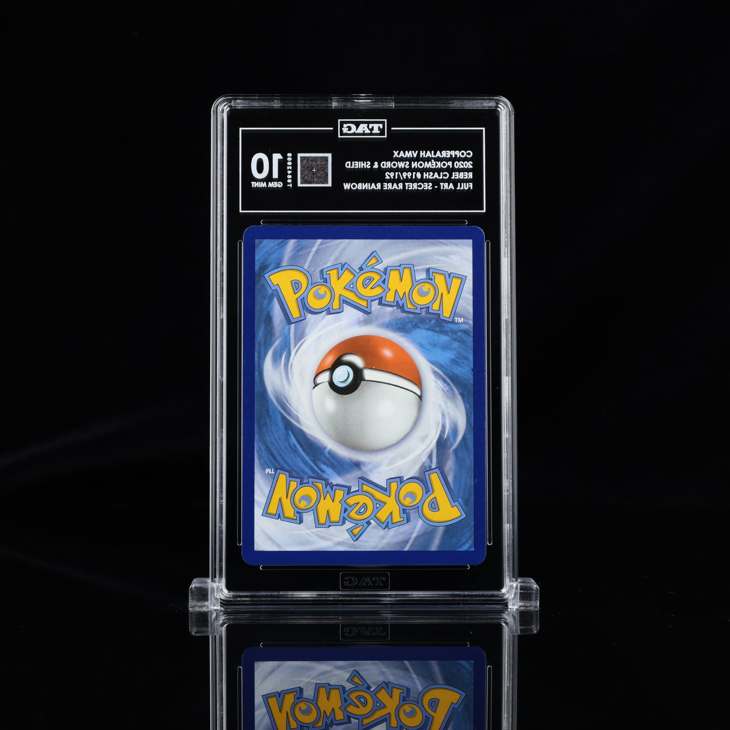 Pokemon TAG 10 Copperajah VMAX #199/192 2020 Rebel Clash