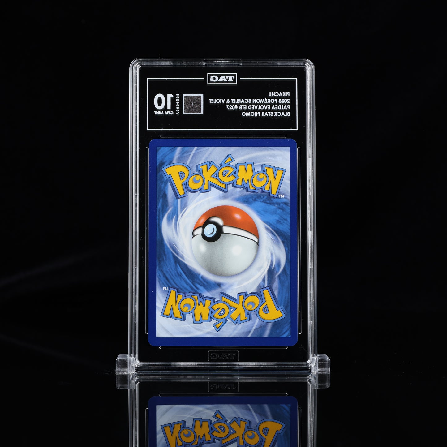 Pokemon TAG 10 Pikachu #027 2023 Paldea Evolved ETB Promo