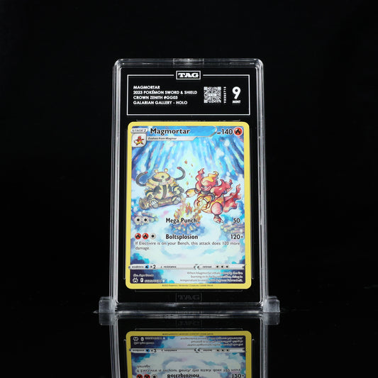 Pokemon TAG 9 Magmortar #GG03 2023 Crown Zenith Galarian Gallery