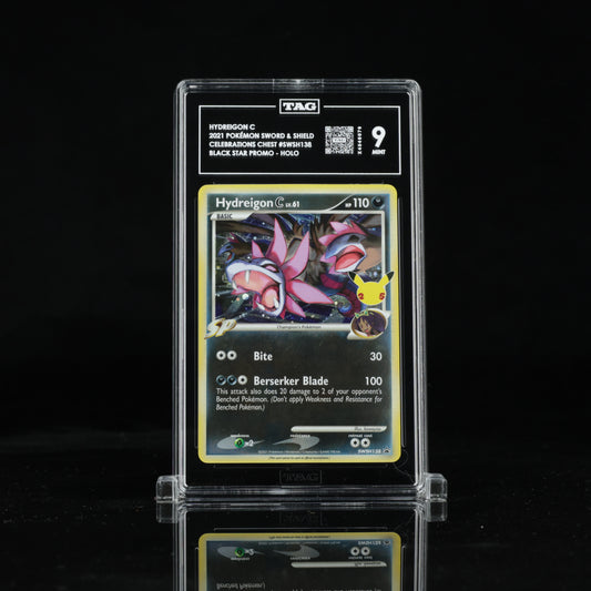 Pokemon TAG 9 Hydreigon C #SWSH138 2021 Celebrations Collector Chest Promo