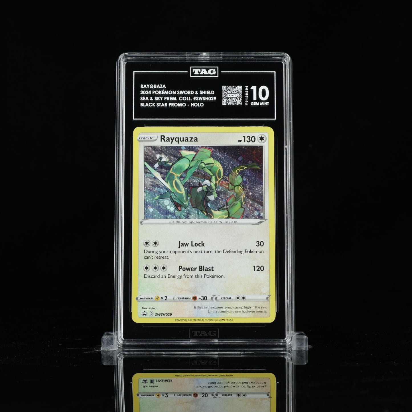 TAG 10 Rayquaza #SWSH029 2024 Crown Zenith Premium Collection Promo