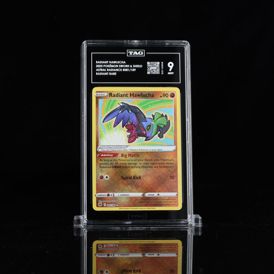 Pokemon TAG 9 Radiant Hawlucha #081/189 2022 Astral Radiance