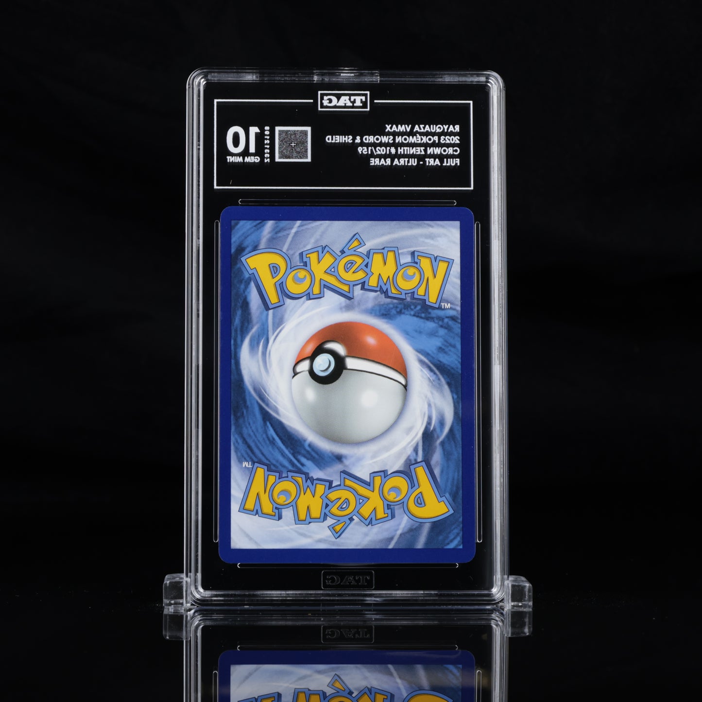 Pokemon TAG 10 Rayquaza VMAX #102/159 2023 Crown Zenith